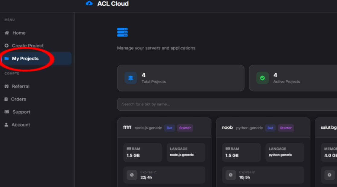 Étape 6 — Mes Services